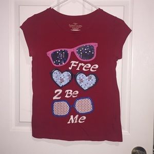 FADED GLORY Red Shirt